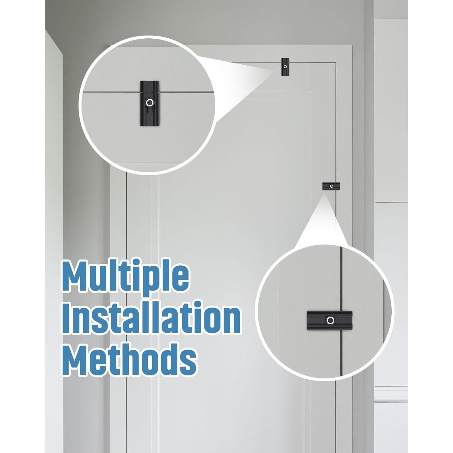 Cerradura de Pestillo Deslizante MeBantoo 7.62 cm Negra