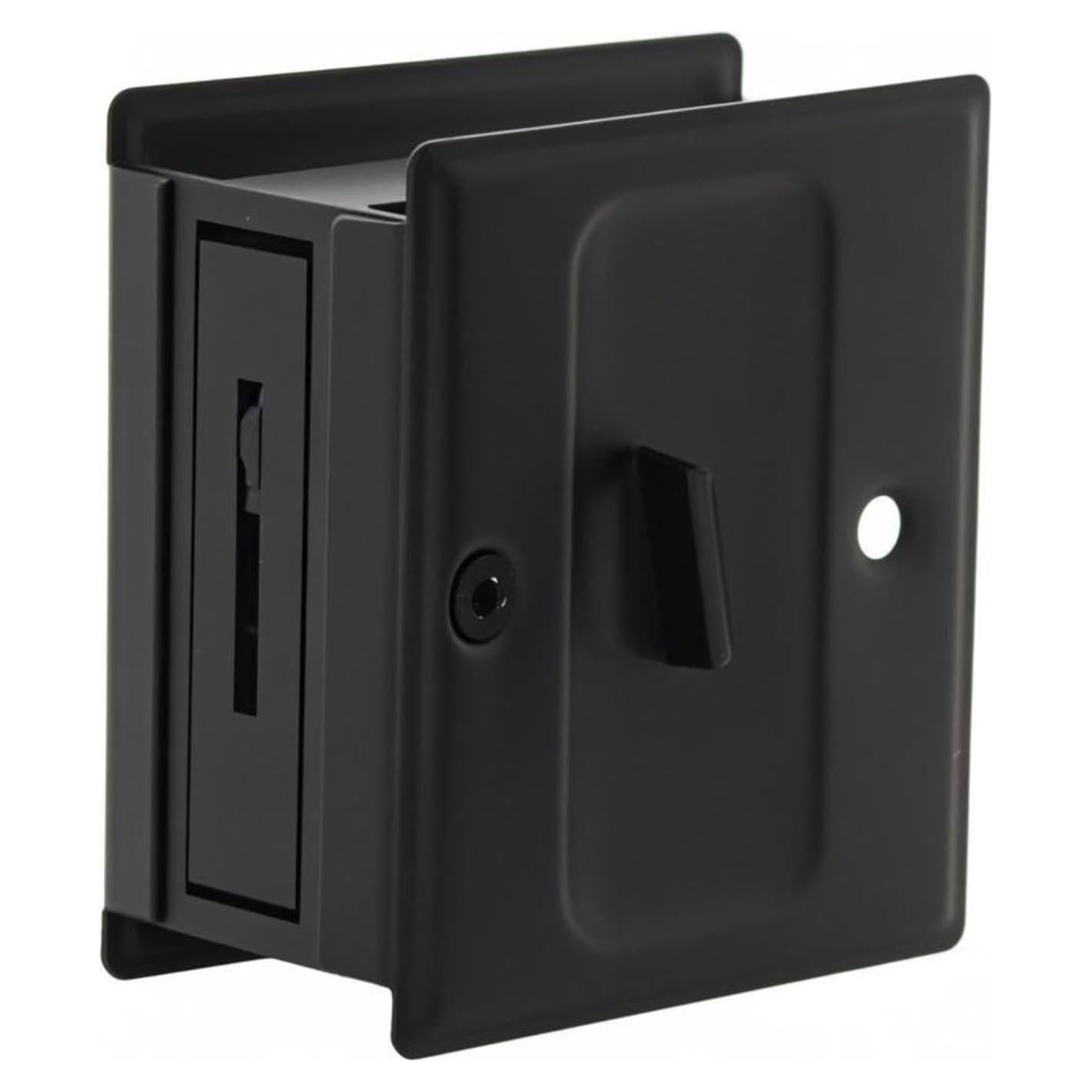 Cerradura de puerta deslizante SUNTAI de privacidad latón mate