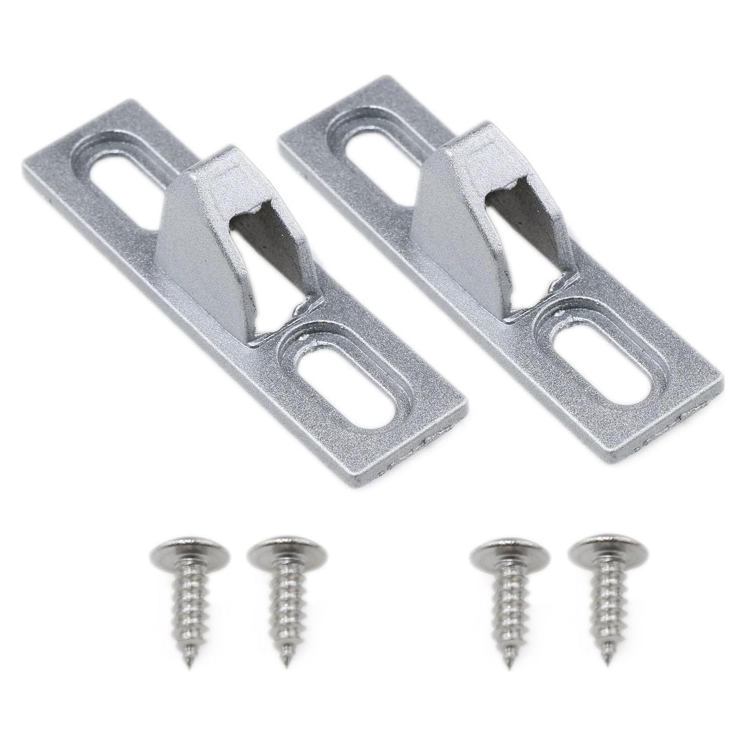 Pestillo de Puerta Corrediza Meuey Lyot Plateado 2 Pcs