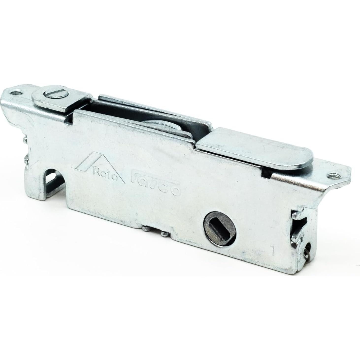 Cerradura de Mortaja FASCO para Puerta Corrediza de Patio - Alta Resistencia - Plata