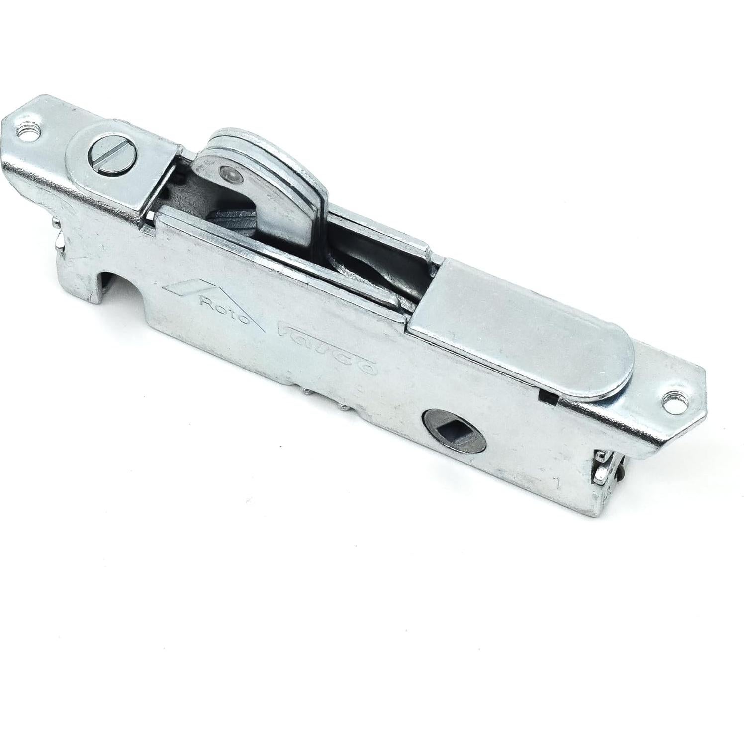 Cerradura de Mortaja FASCO para Puerta Corrediza de Patio - Alta Resistencia - Plata