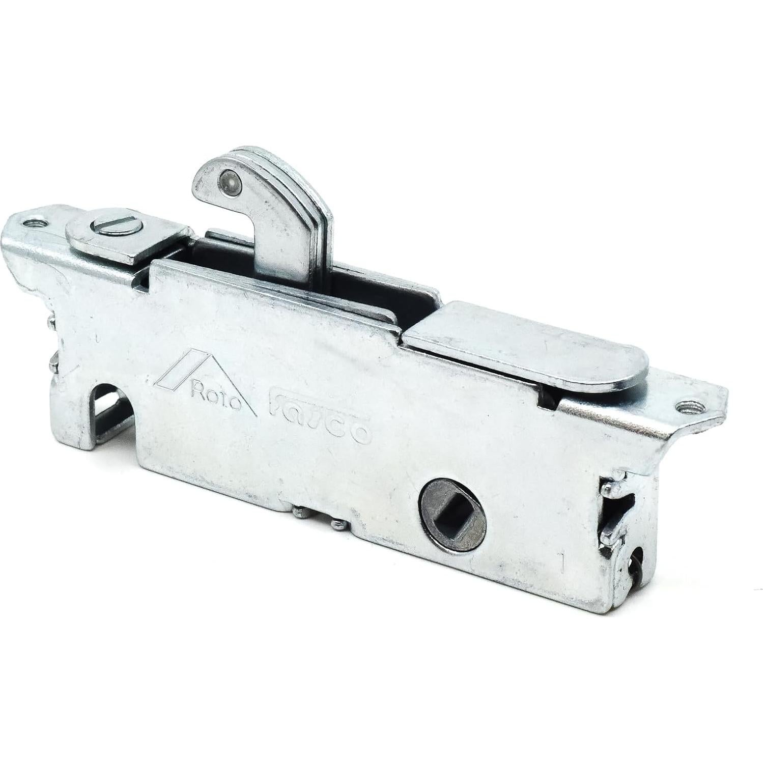 Cerradura de Mortaja FASCO para Puerta Corrediza de Patio - Alta Resistencia - Plata