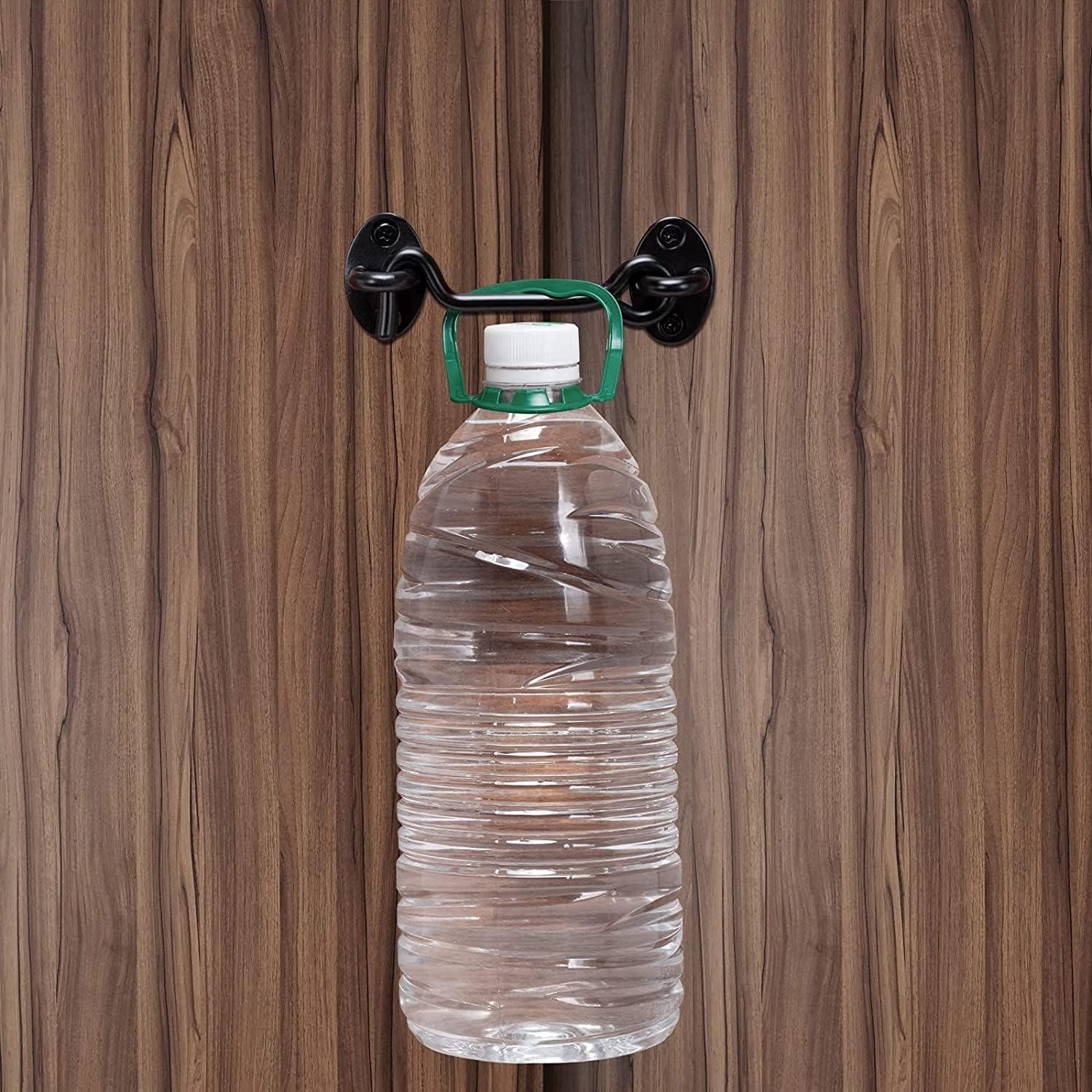 Pestillo de puerta de granero Klurent 10.16 cm metal negro 2 unidades