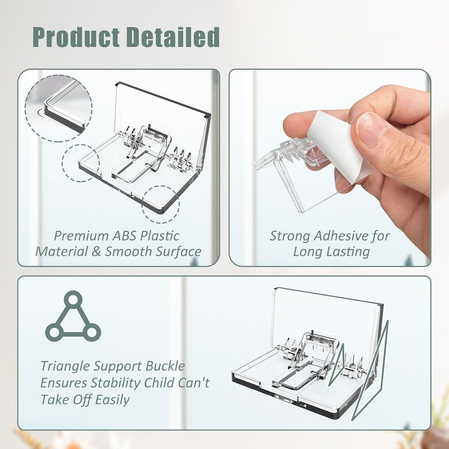 Cerraduras de Seguridad para Puertas Deslizantes Vaszu - Paquete de 4