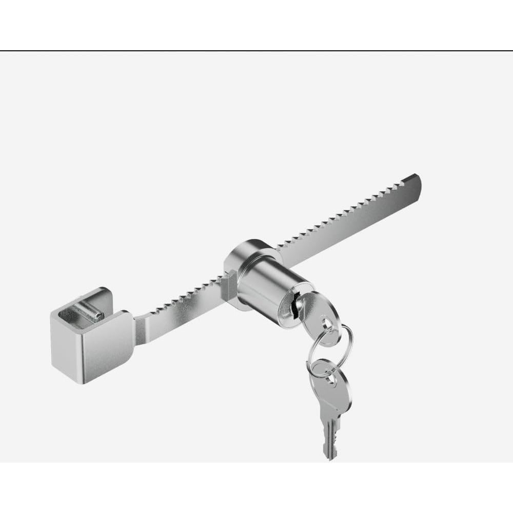 Cerradura de Trinquete PawGlow para Vidrio 4-8mm - Paquete de 2