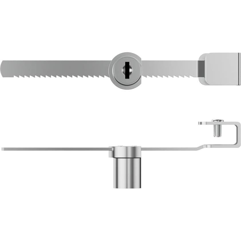 Cerradura de Trinquete PawGlow para Vidrio 4-8mm - Paquete de 2