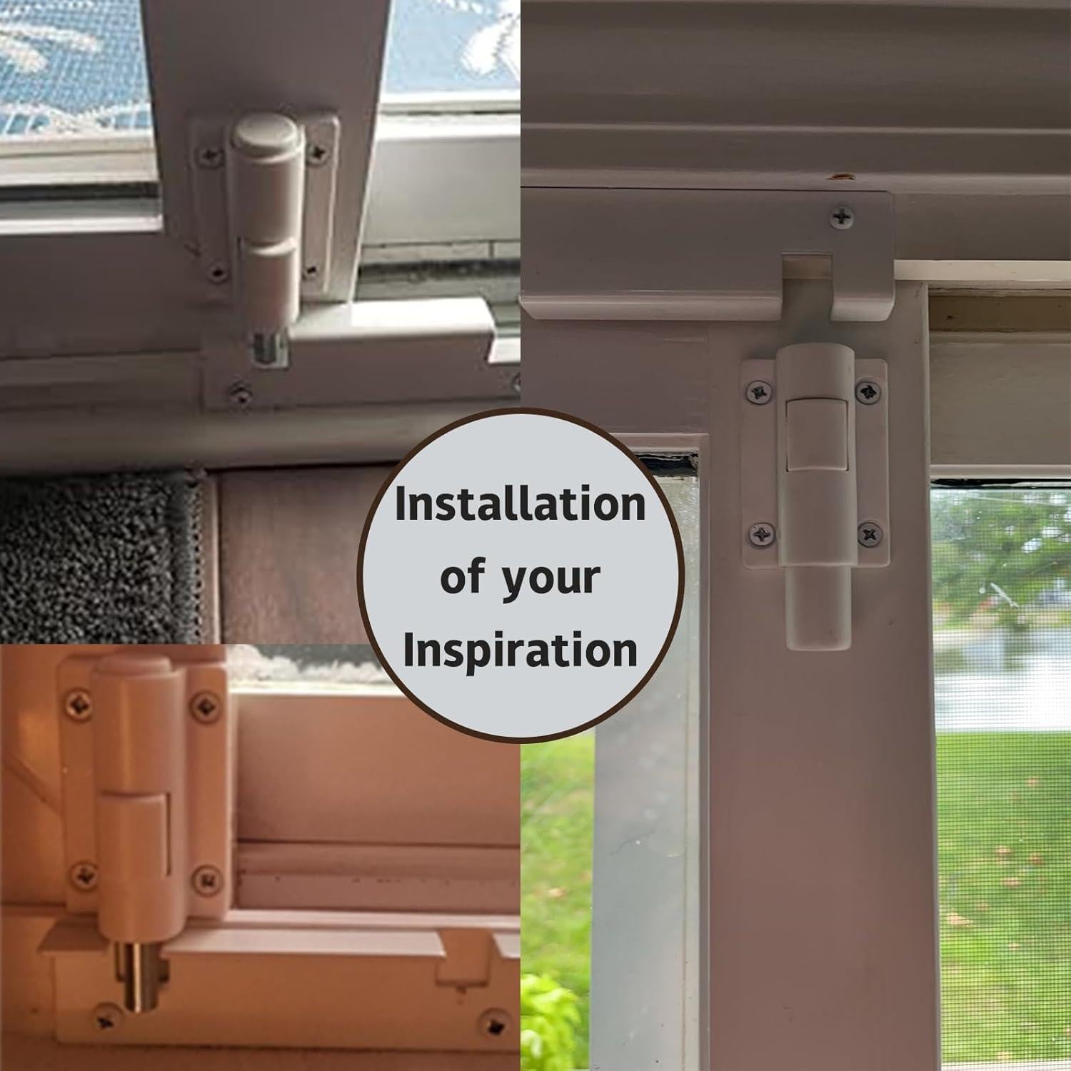 Cerradura de Seguridad para Puerta Corredera Lubentol 2 Pcs