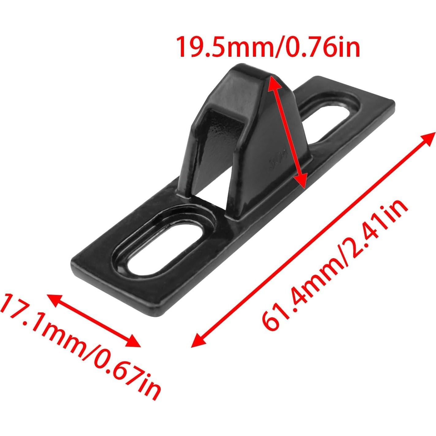 Guardas de Puerta Deslizante Lovelysp Acero Inoxidable 2PCS
