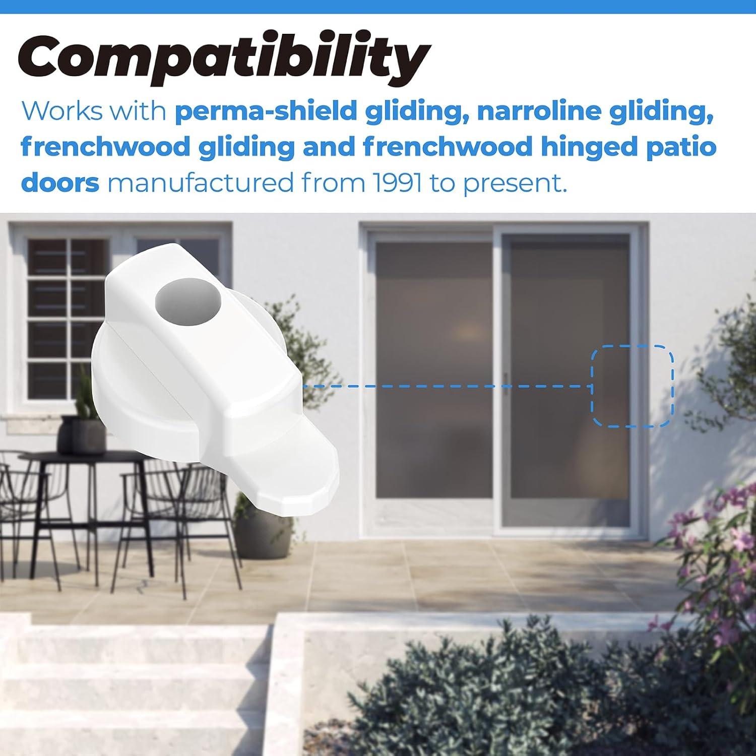 Cierre de puerta de pantalla Andersen ASDL1991 - Blanco