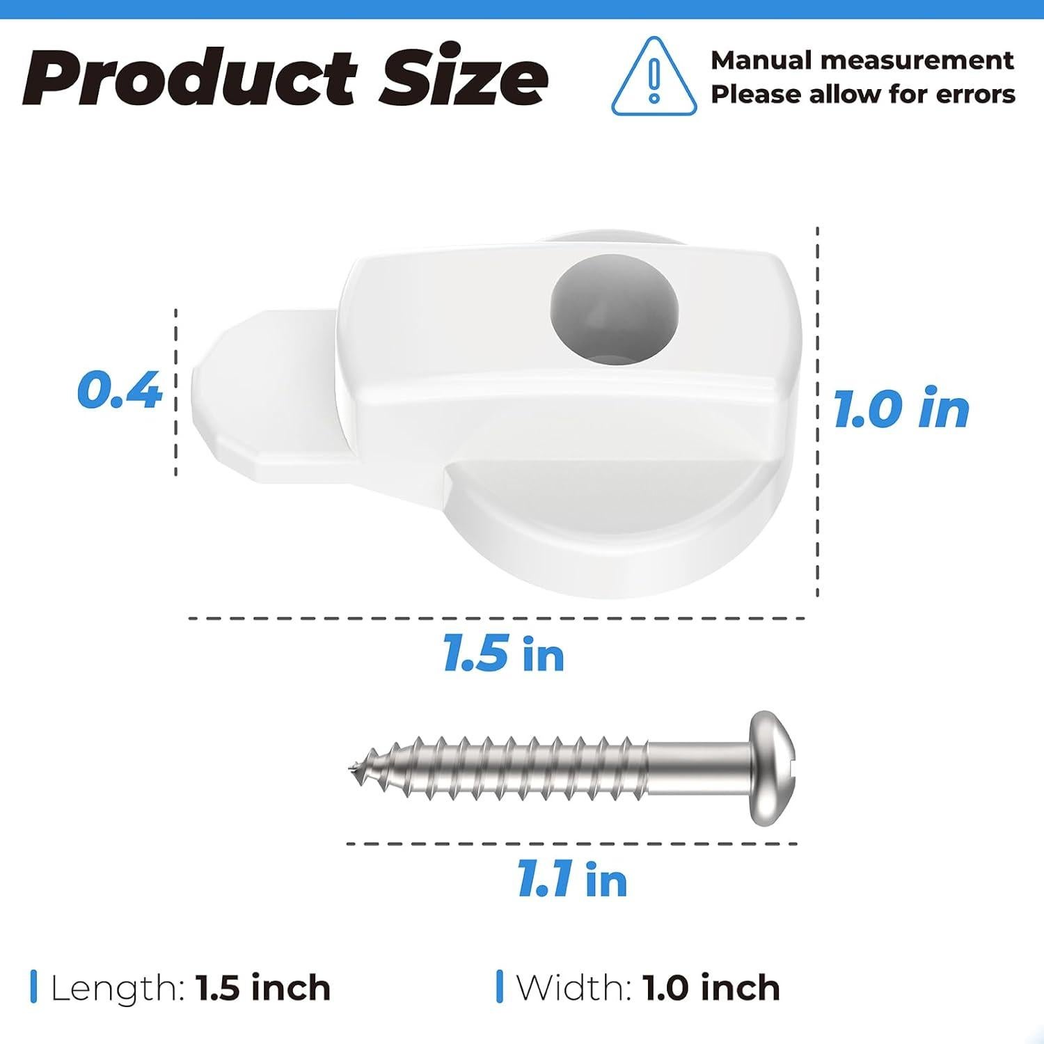 Cierre de puerta de pantalla Andersen ASDL1991 - Blanco