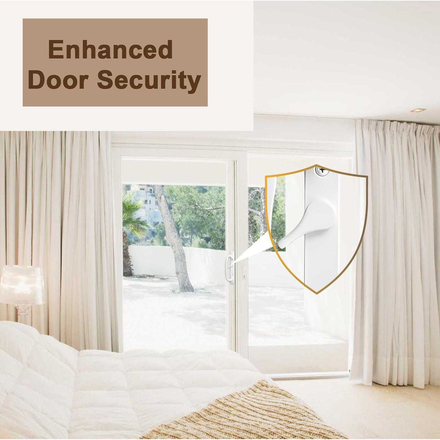 Pestillo deslizante Tobkuxk de metal blanco 3.49 cm