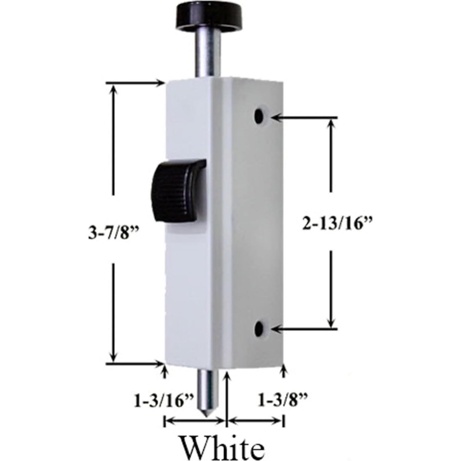 Cerrojo de puerta corrediza N8LokNLok blanco 7.14 cm