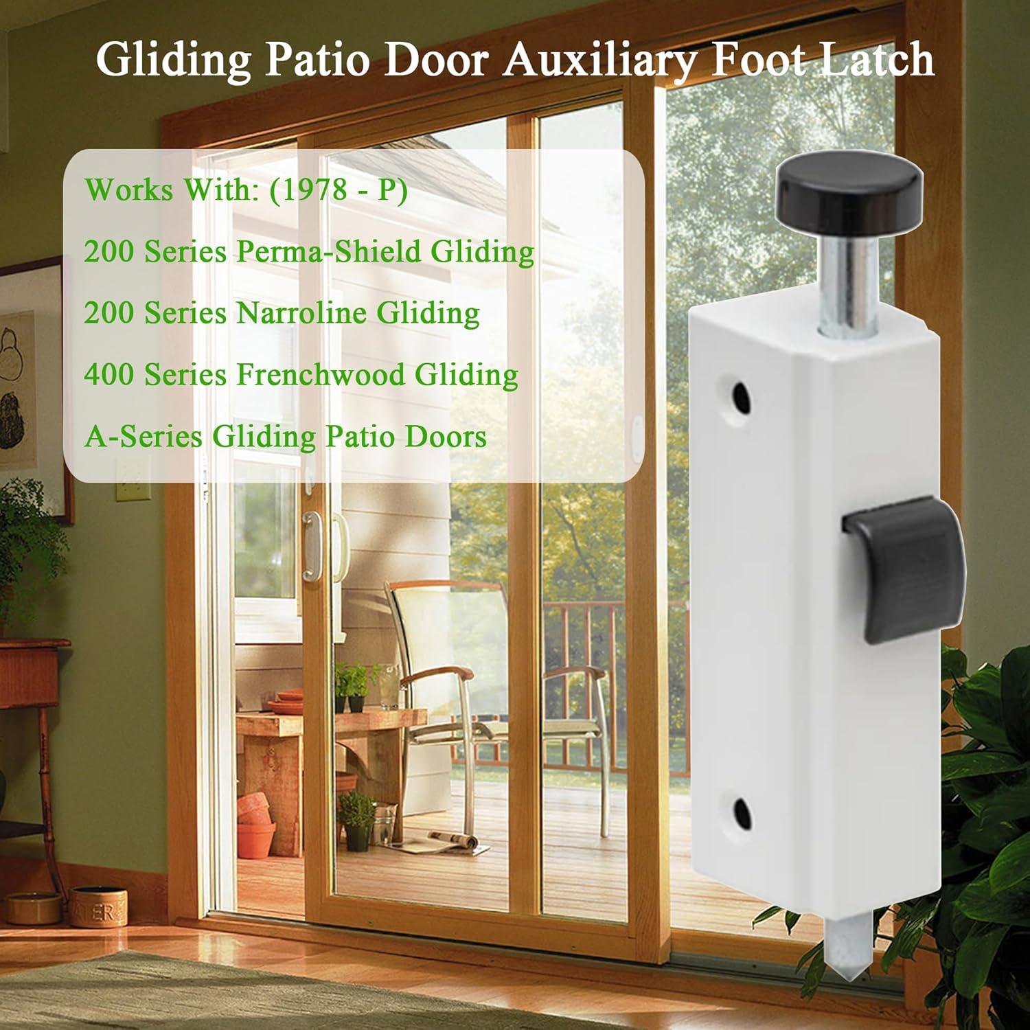 Cerrojo de puerta corrediza N8LokNLok blanco 7.14 cm