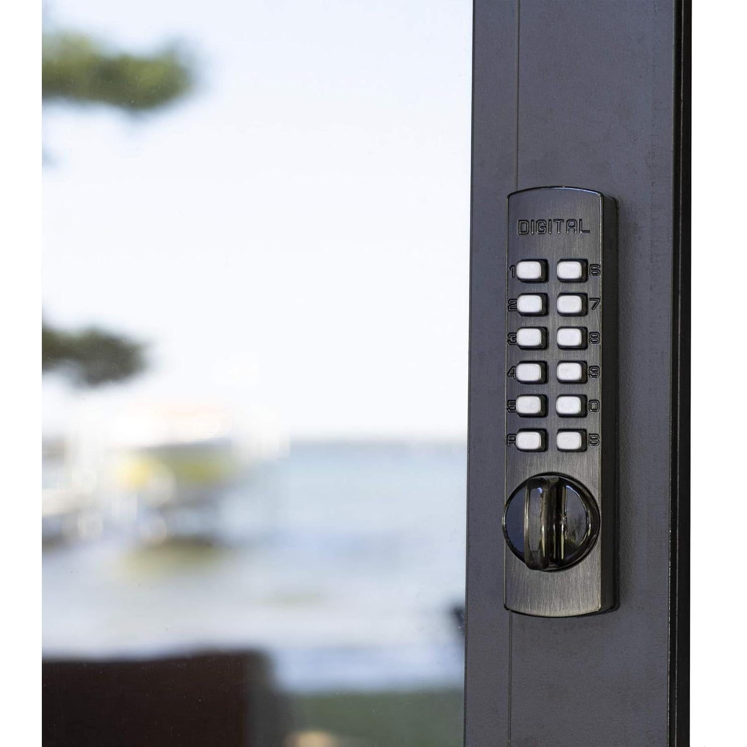 Cerradura Digital C-150 LockeyUSA Bronce Antiguo