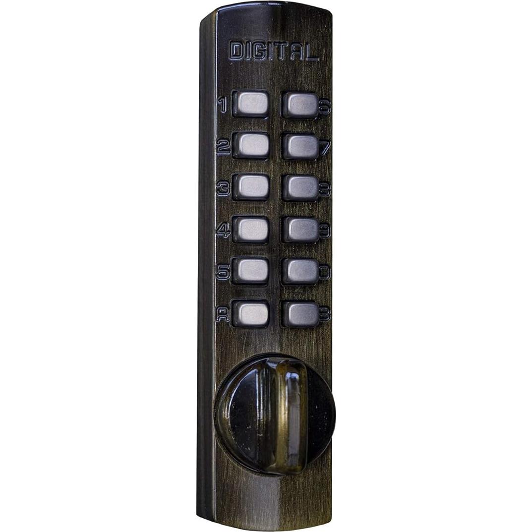 Cerradura Digital C-150 LockeyUSA Bronce Antiguo