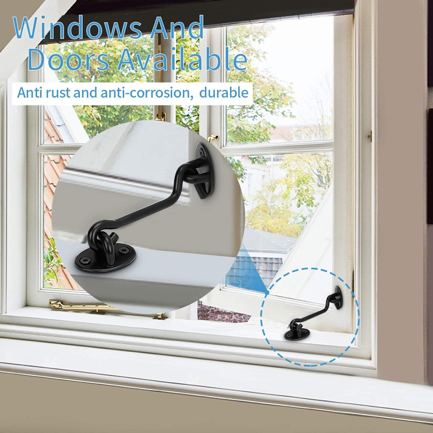 Cerradura de Puerta de Granero AsonTao 10.16 cm Acero Inoxidable