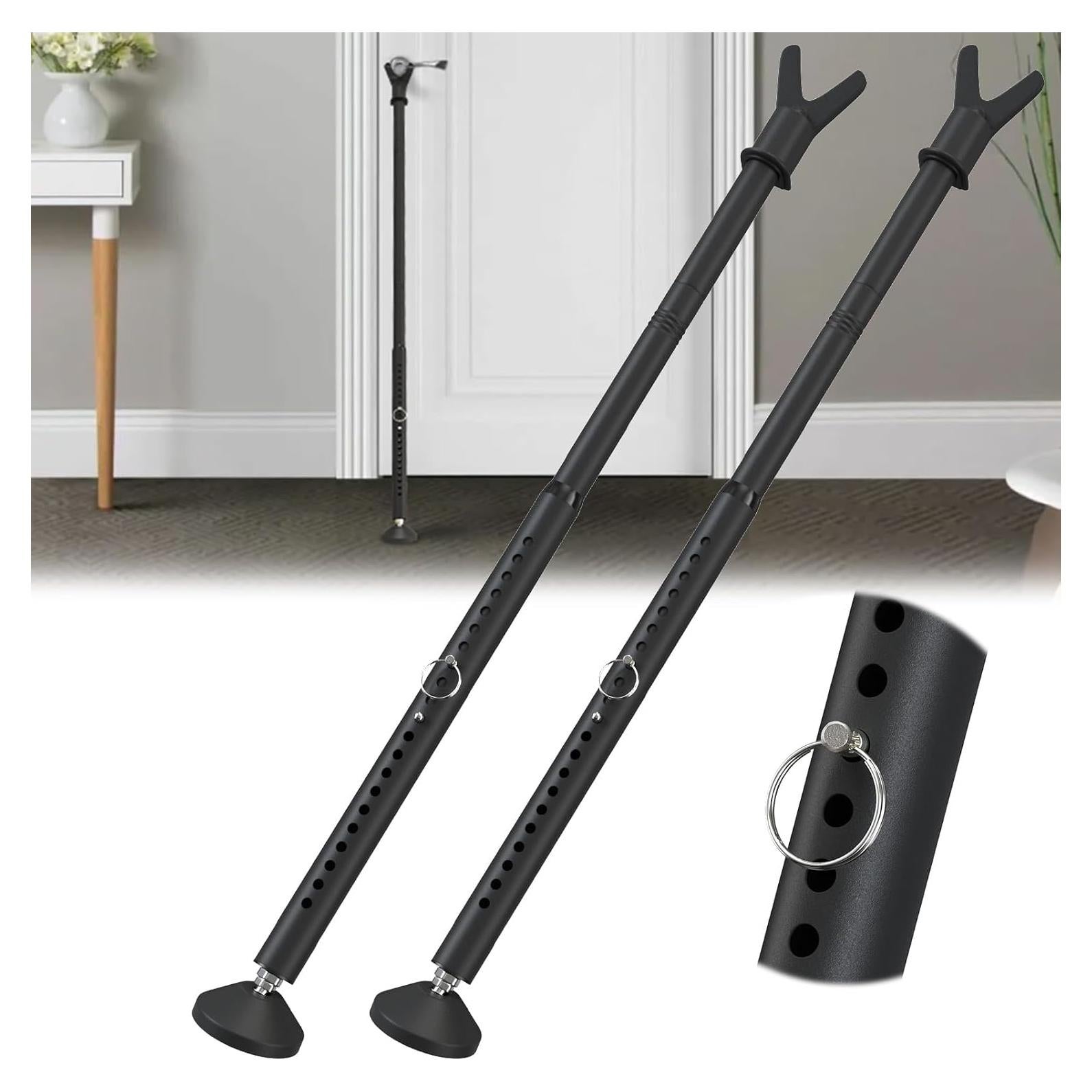 Barra de Seguridad Ajustable Lcokeiy para Puertas Deslizantes - 2 Piezas