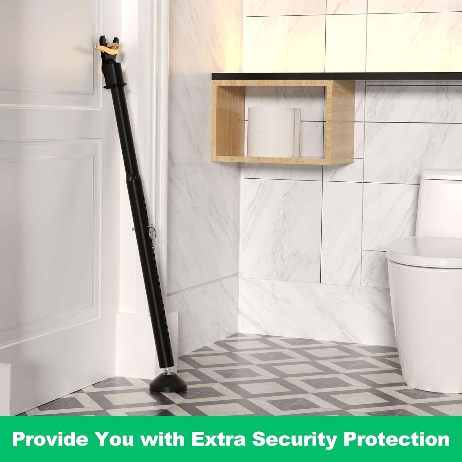 Barra de Seguridad Ajustable Lcokeiy para Puertas Deslizantes - 2 Piezas