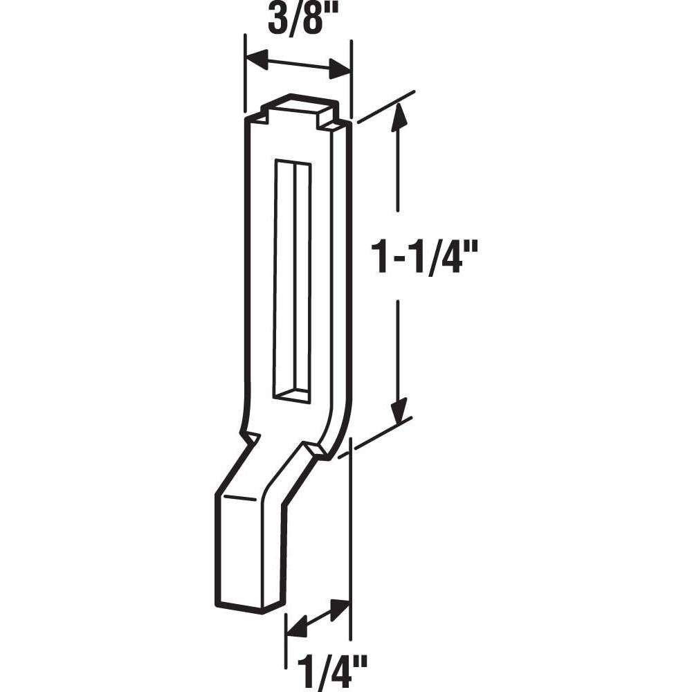 Pestillo de Puerta de Pantalla Deslizante Prime-Line A 148 - 2 Paquete
