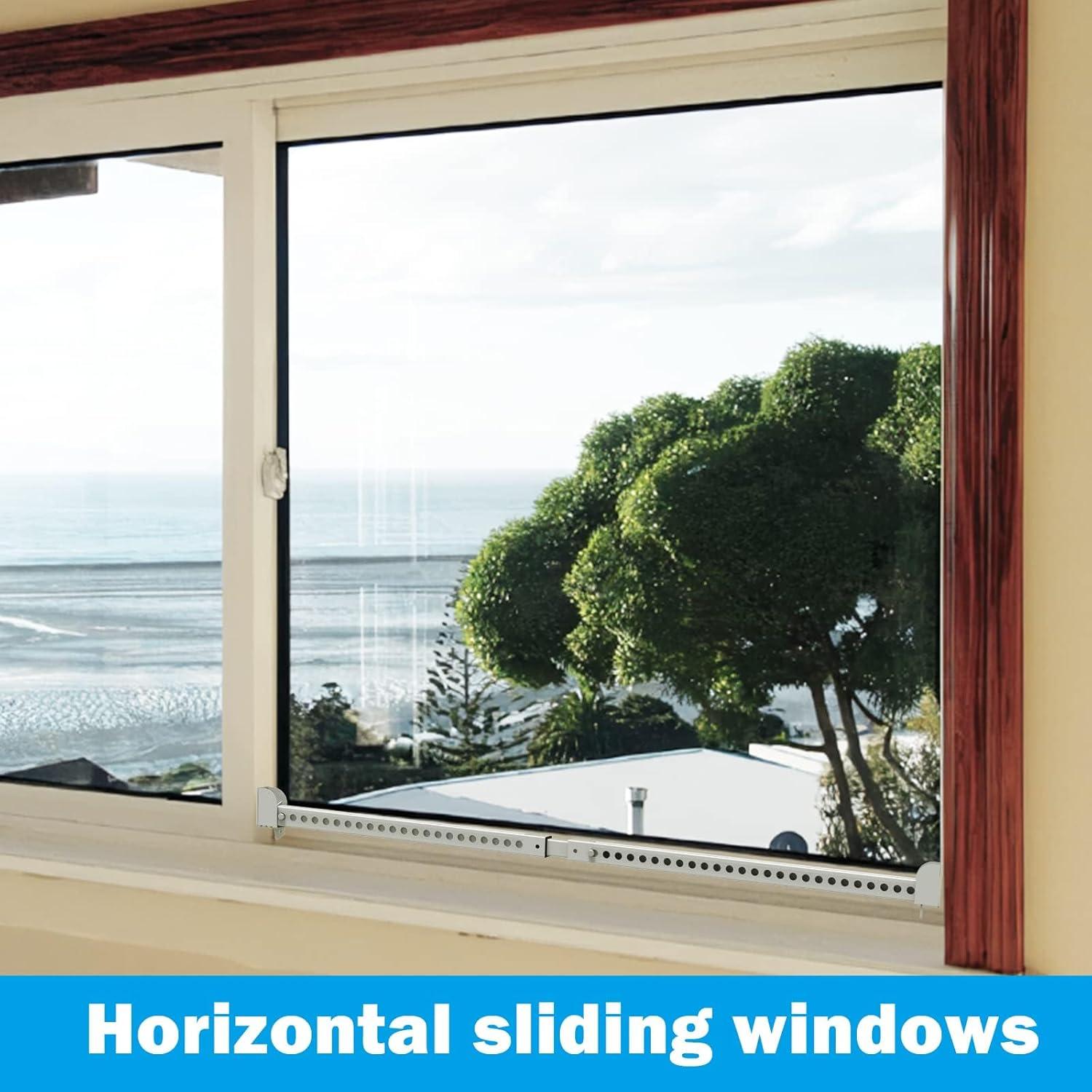 Barra de Seguridad Ajustable Fioracl para Puertas y Ventanas 36.8-94 cm