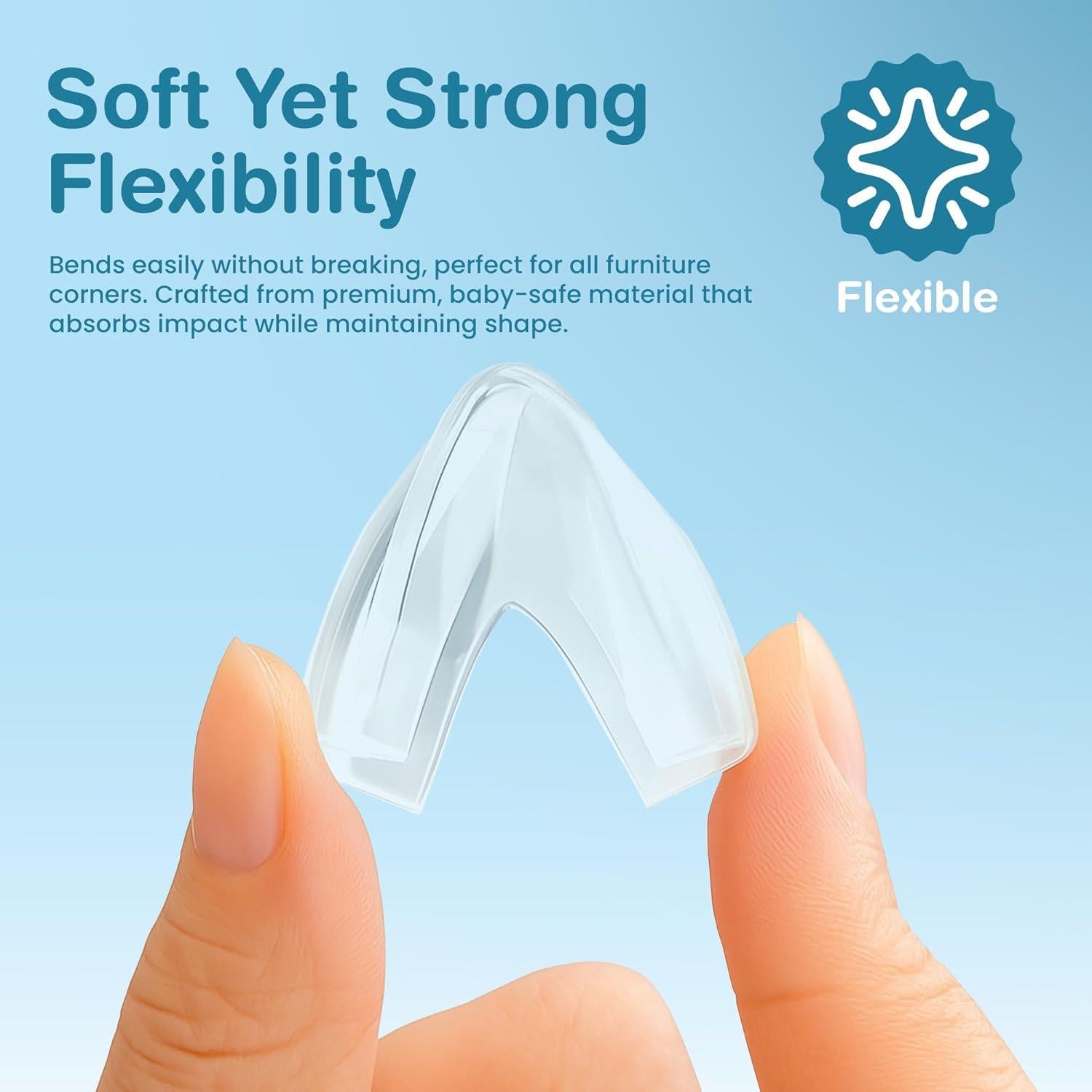 Protectores de Esquinas para Bebés EXCOLIT - 15 Piezas Transparentes