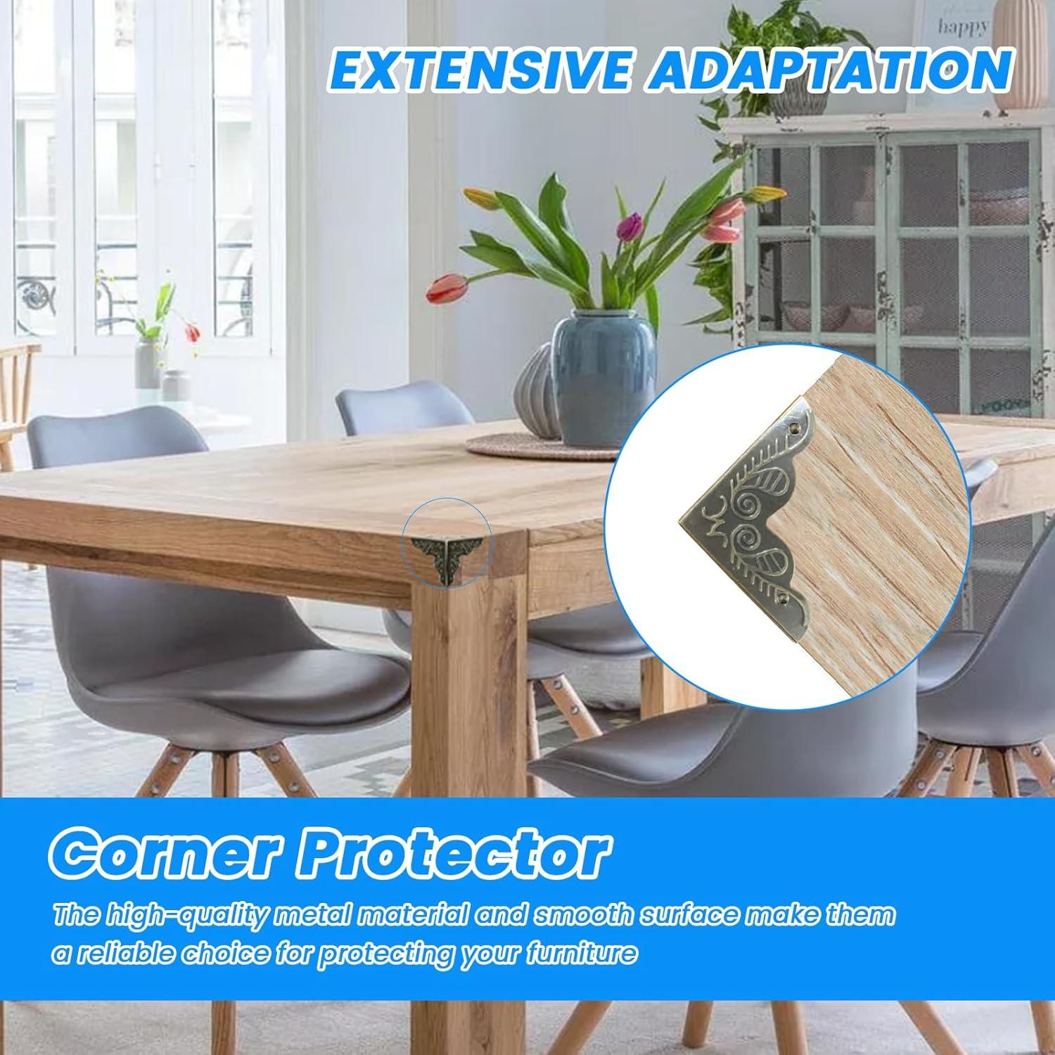 Protector de Esquinas de Muebles SDTC Tech 12 Piezas Bronce