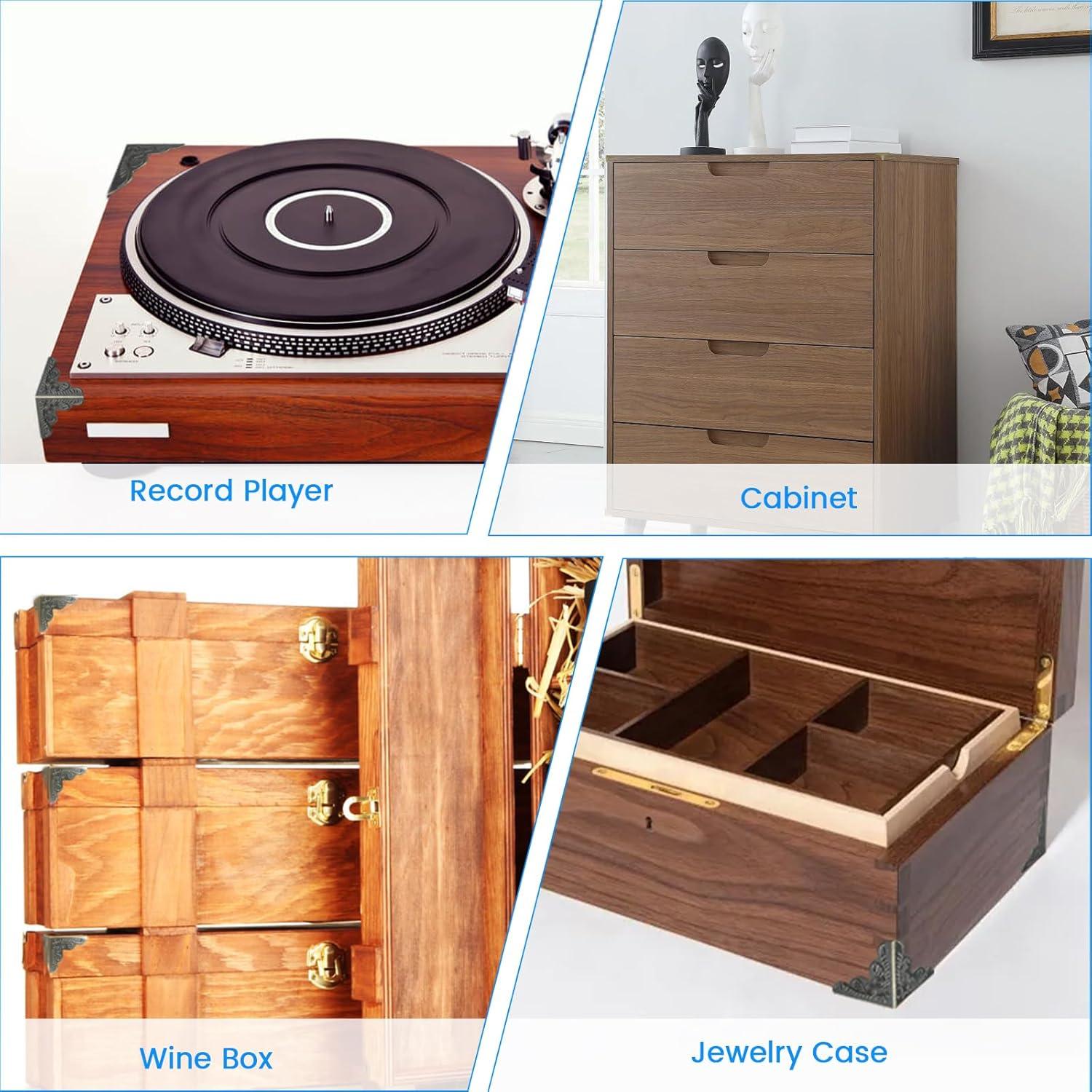 Protector de Esquinas de Muebles SDTC Tech 12 Piezas Bronce