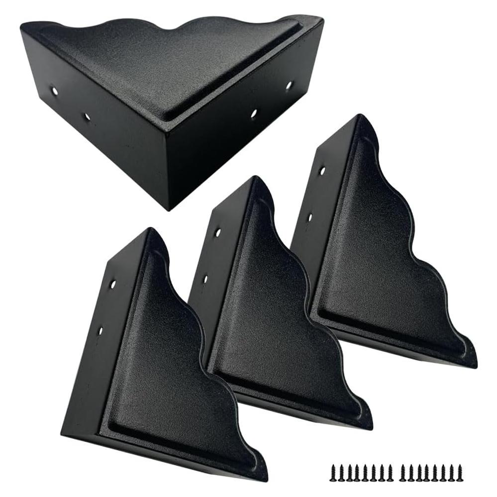 Protectores de Esquinas Metálicos Sutfmwe 9.4x9.4 cm Juego de 4