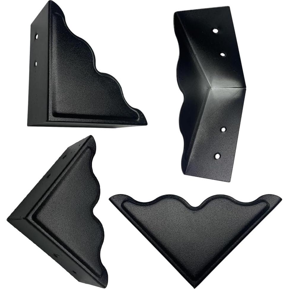 Protectores de Esquinas Metálicos Sutfmwe 9.4x9.4 cm Juego de 4