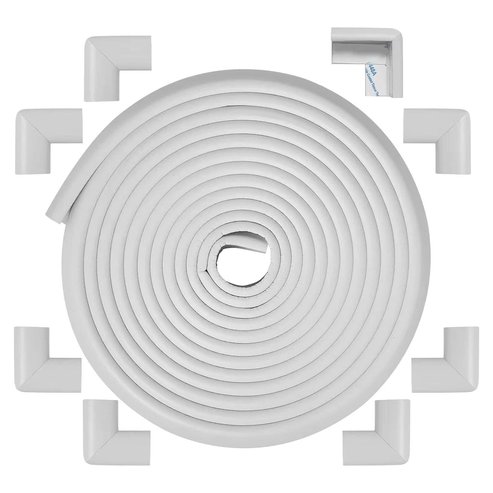 Protector de Esquina de Espuma ARINBEB 5.79m Blanco Seguridad