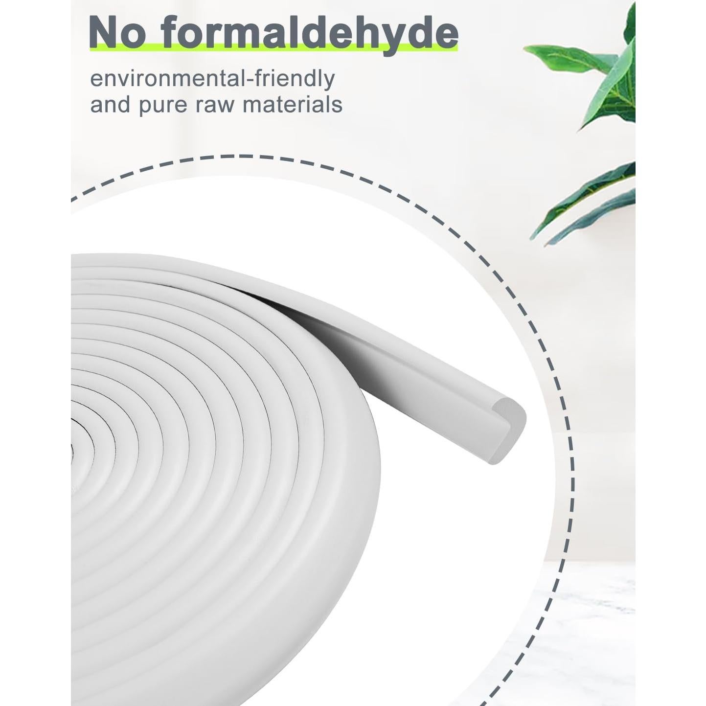 Protector de Esquina de Espuma ARINBEB 5.79m Blanco Seguridad