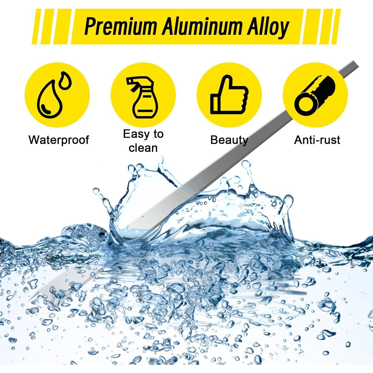 Protectores de Esquinas de Aluminio Kingtran 4x4x122cm 2pcs