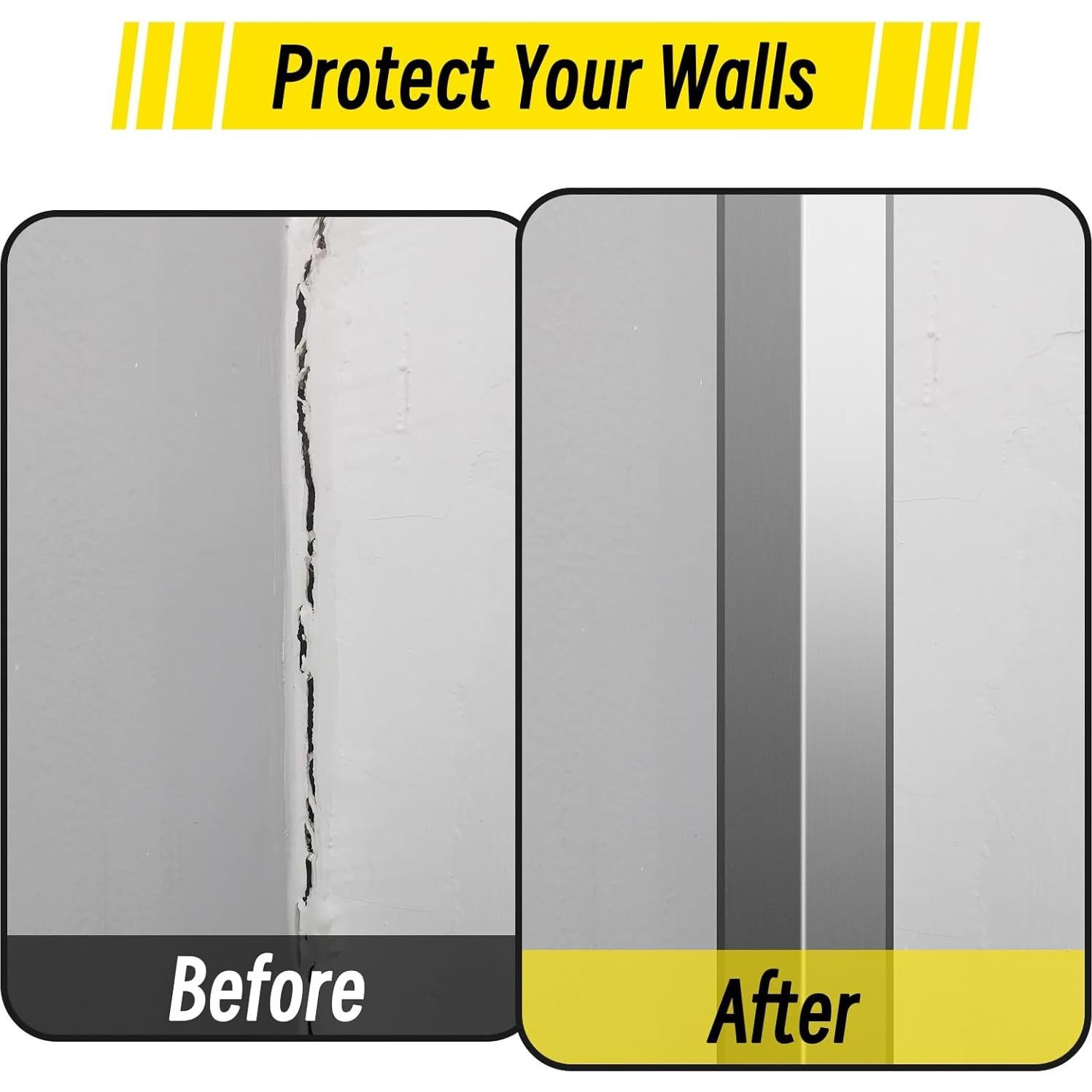 Protectores de Esquinas de Aluminio Kingtran 4x4x122cm 2pcs