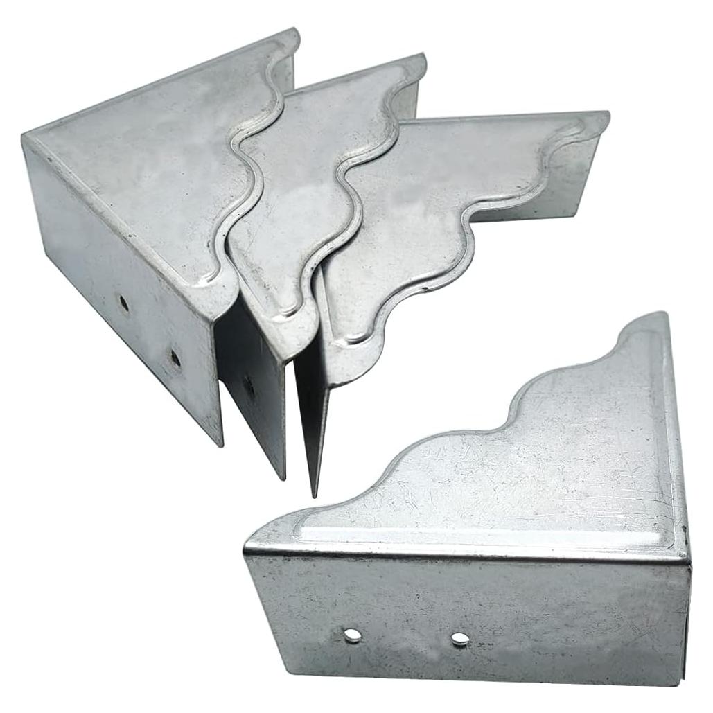 Protector de Esquinas de Metal Grande Glrovazas 8 Pcs Retro