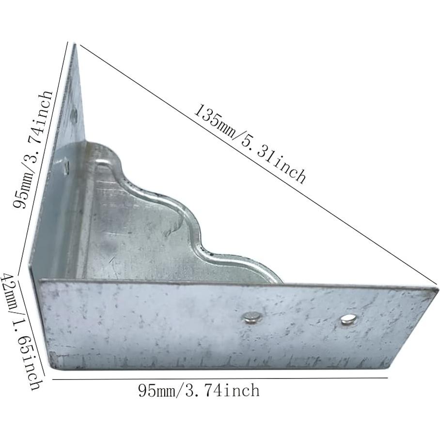 Protector de Esquinas de Metal Grande Glrovazas 8 Pcs Retro