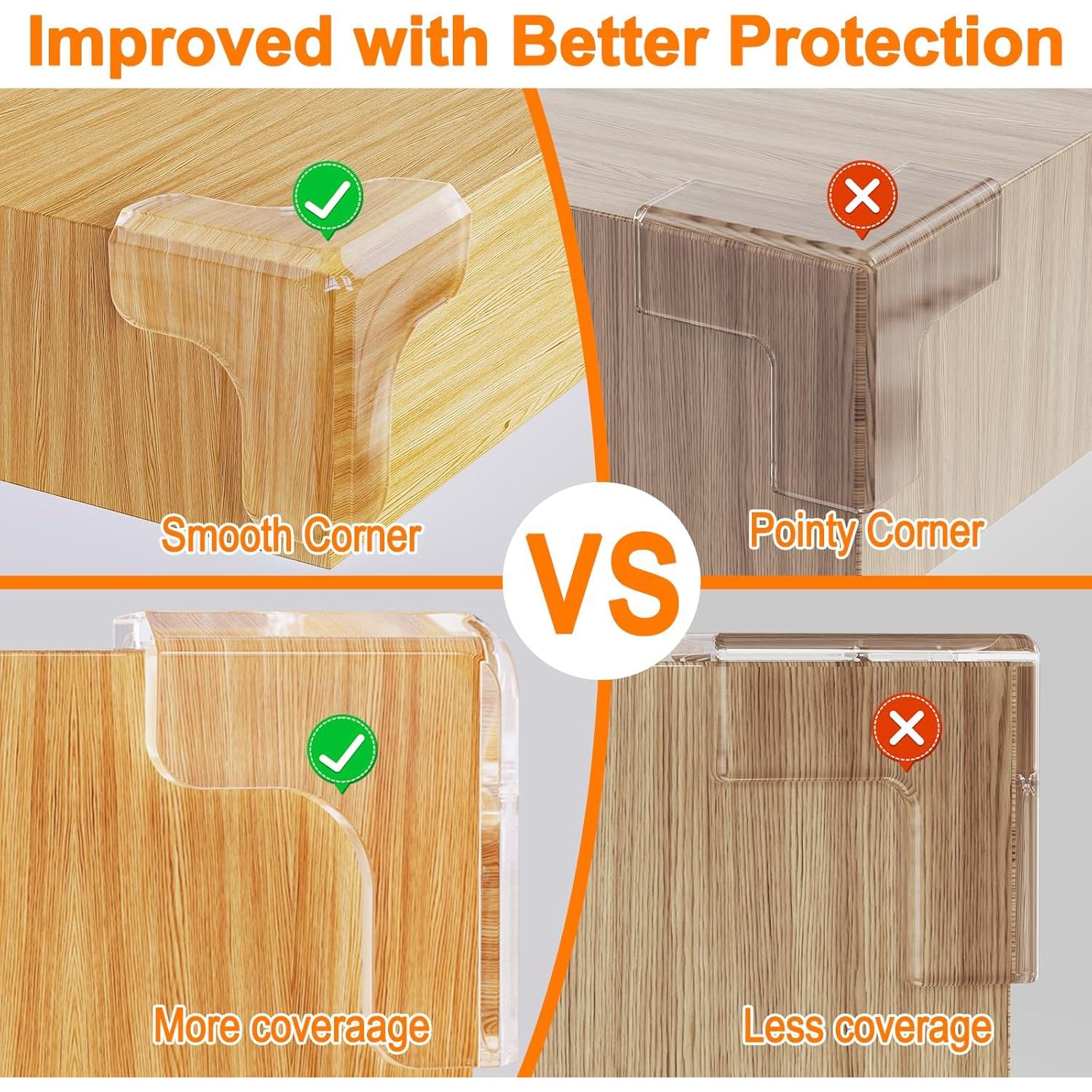 Protectores de Esquinas para Bebés E-PRONSE 12 Piezas 4 cm