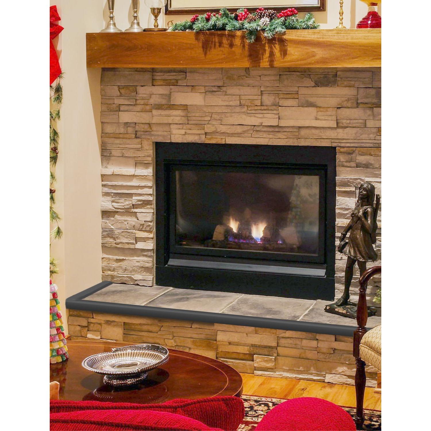 Protector de esquina de espuma ARINBEB para chimeneas - Negro