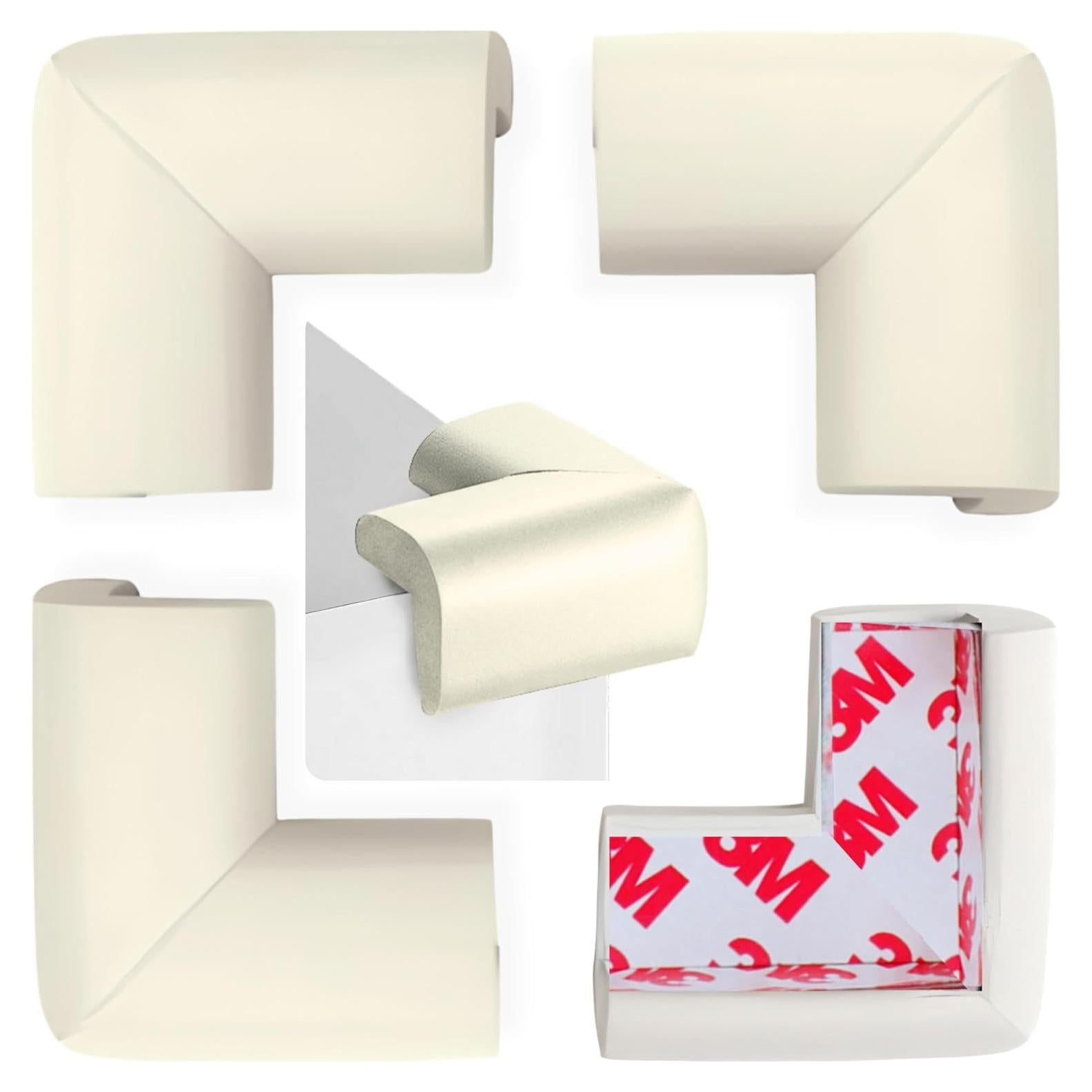 4 Protectores de Esquinas para Bebés WEPOL - Espuma Nitrilo