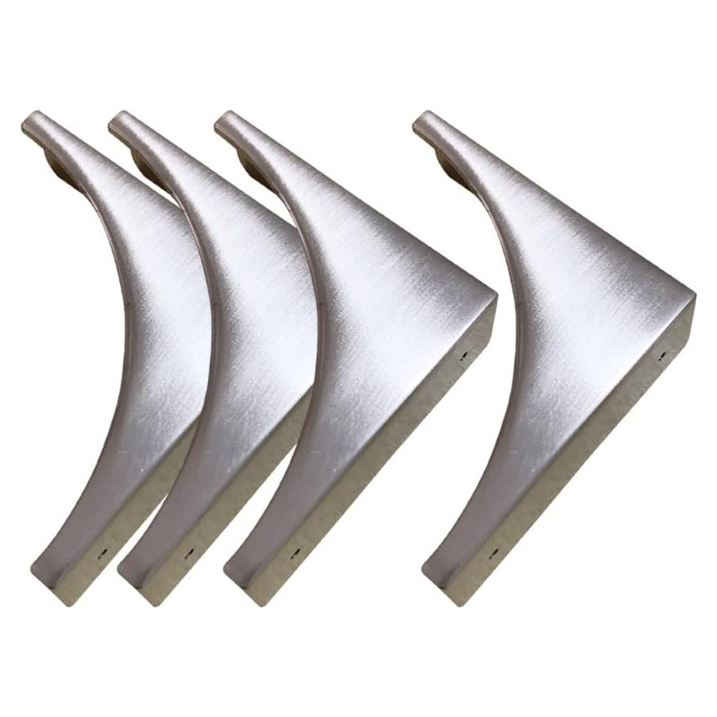 Protectores de Esquinas Metálicos Sutfmwe Plata - Paquete de 4
