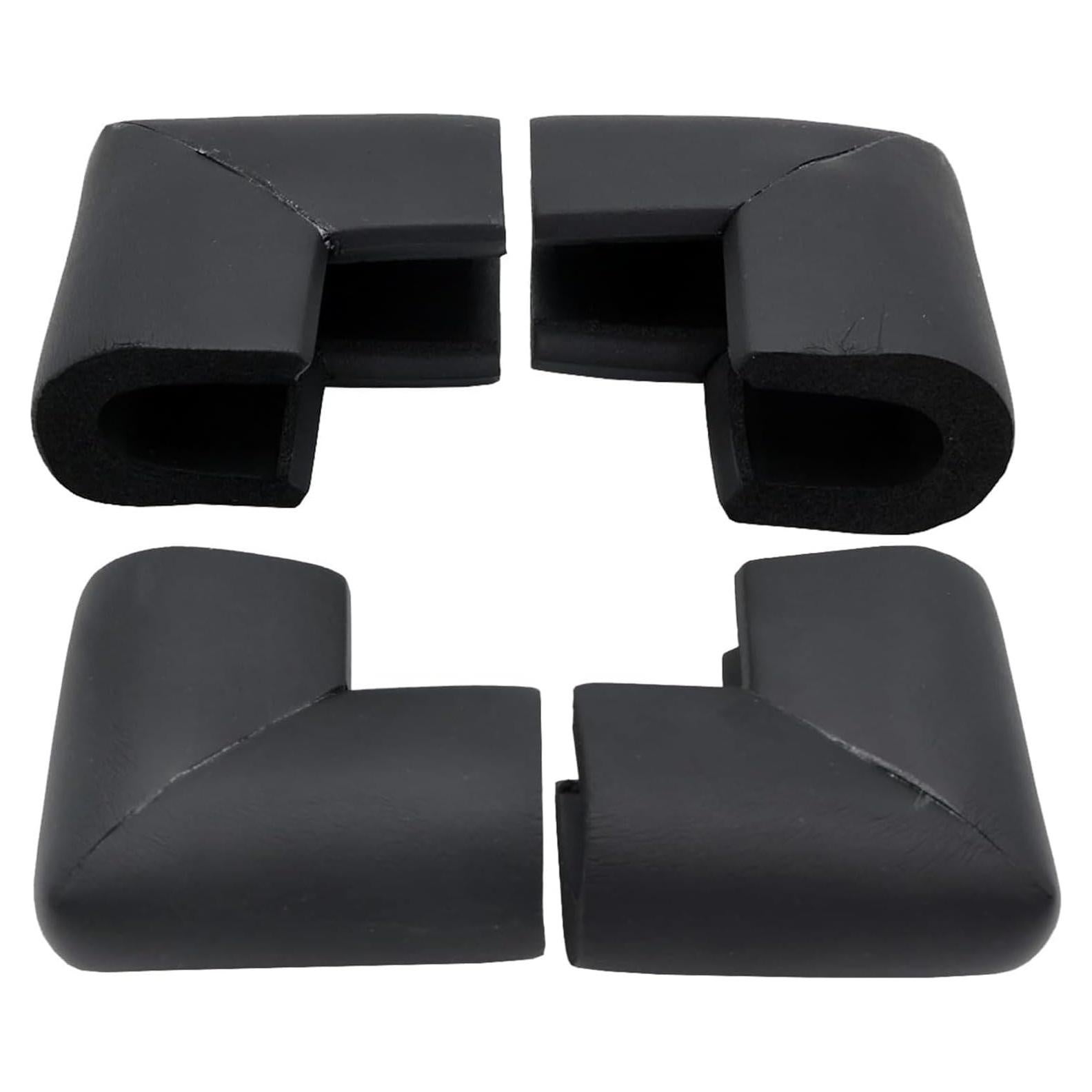 Paquete de 4 Protectores de Esquinas de Espuma ZXUEZHENG Negro