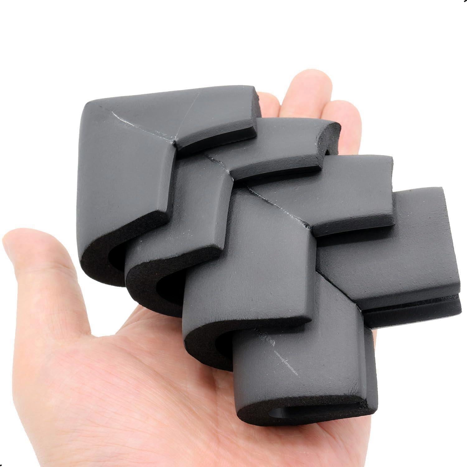 Paquete de 4 Protectores de Esquinas de Espuma ZXUEZHENG Negro