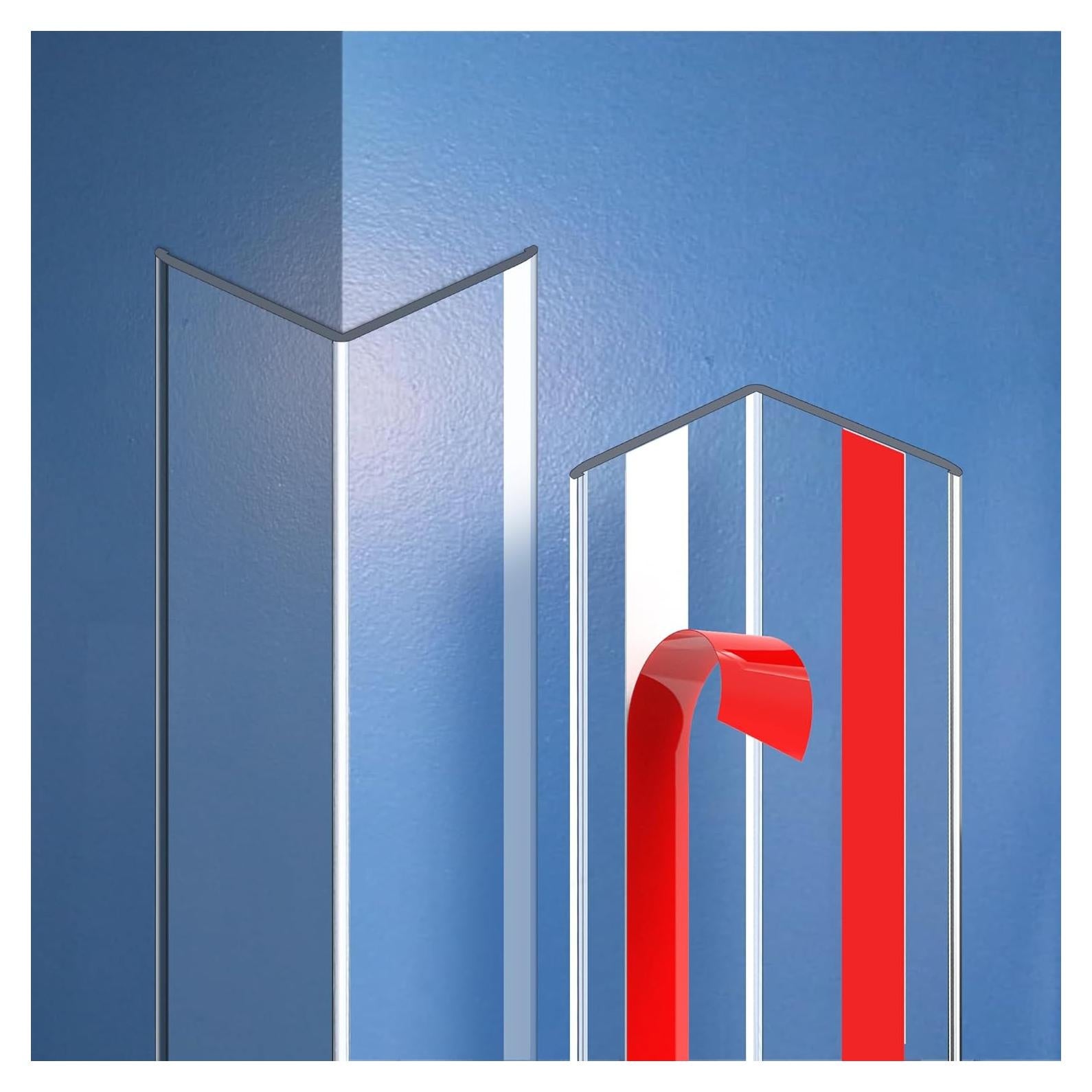 Protectores de Esquinas Transparentes Frychee 3x100cm - 2 Pcs