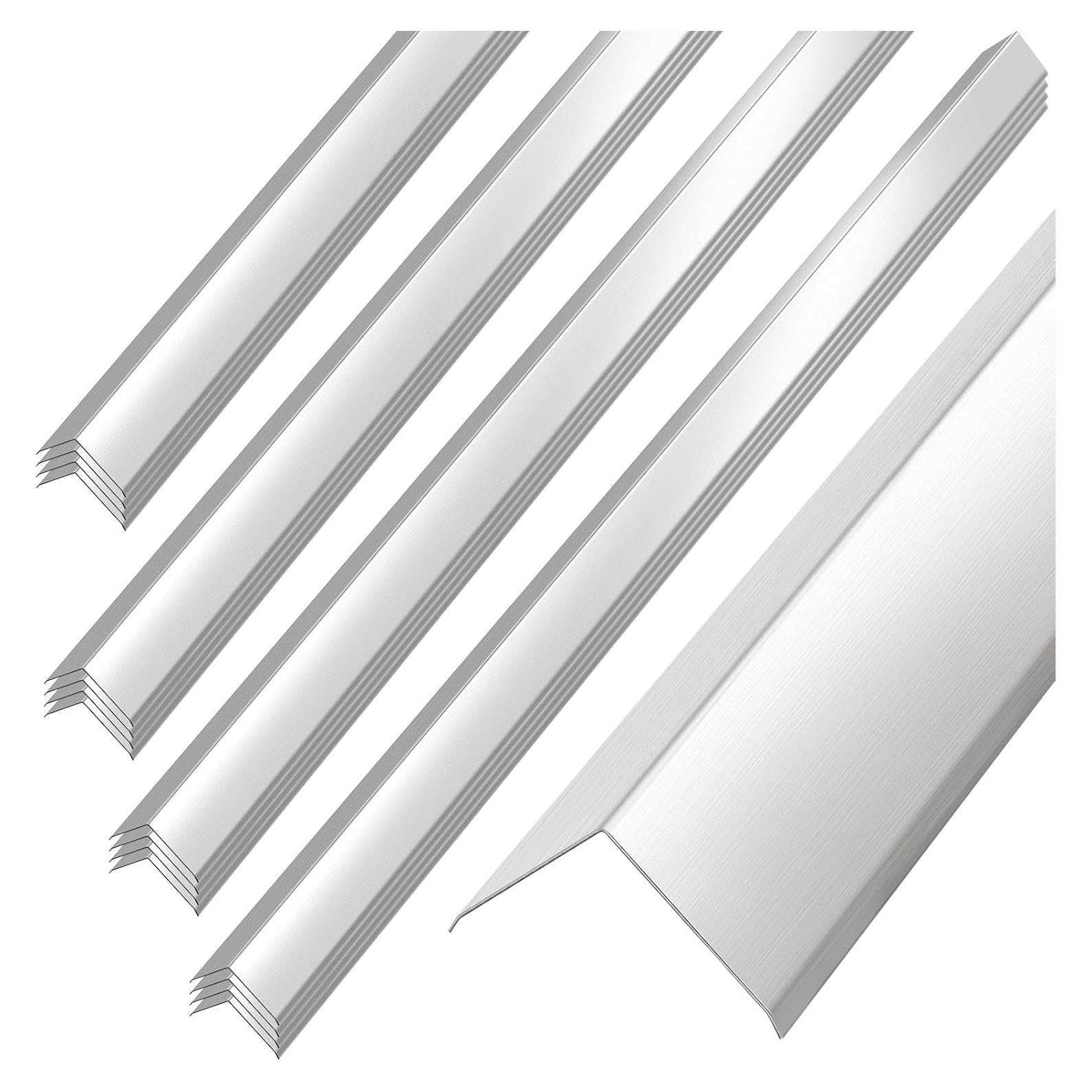 Paquete de 16 Protectores de Esquinas Acero Inoxidable 121.92 cm