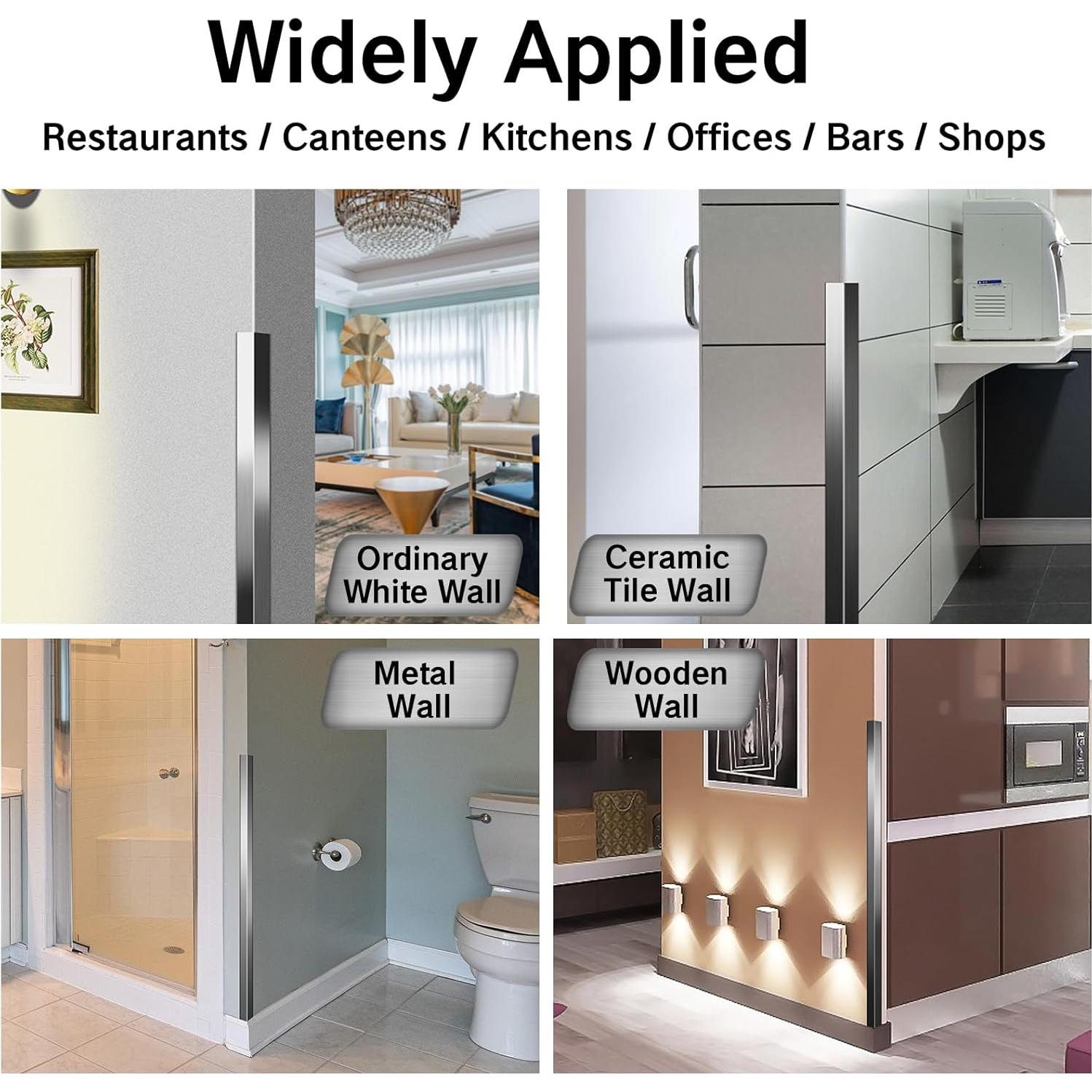 Protectores de Esquinas de Aluminio SWPEC 6 Piezas 1.2x1.2m