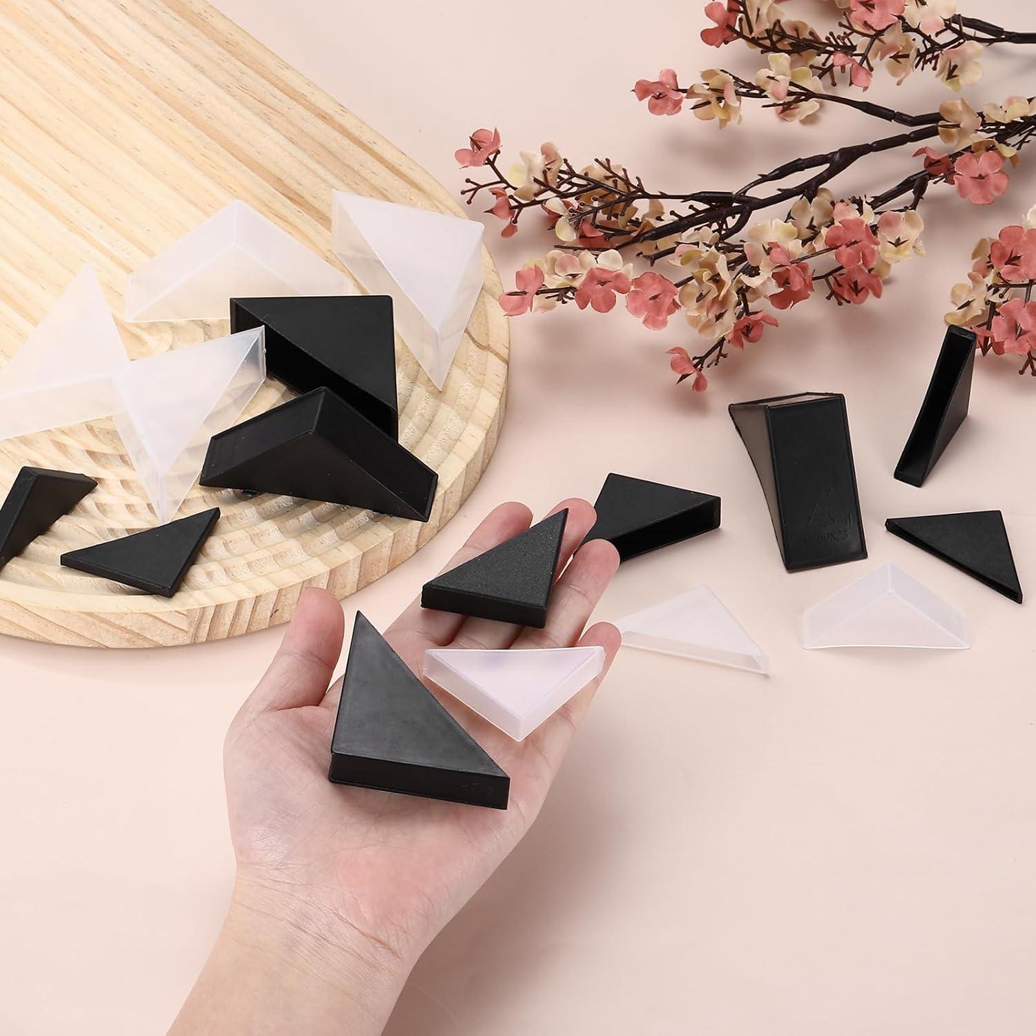 60 Protectores de Esquina de Plástico uxcell 3mm Transparente