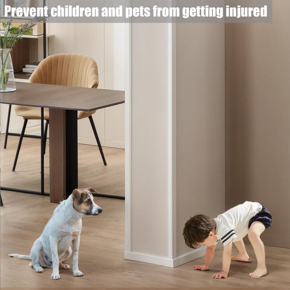 Protectores de Esquinas Autoadhesivos XHWUDI 6 Pcs 3cm x 100cm