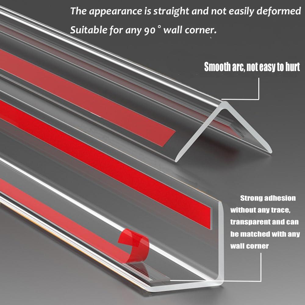 Protectores de Esquinas Autoadhesivos XHWUDI 6 Pcs 3cm x 100cm