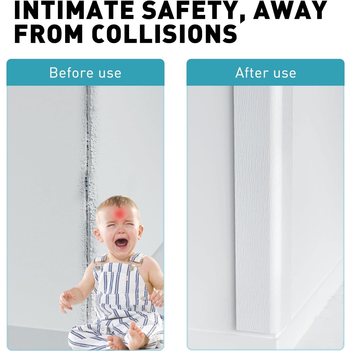 Protector de Esquinas Autoadhesivo FCSOTSPS 2PCS 89cm Blanco