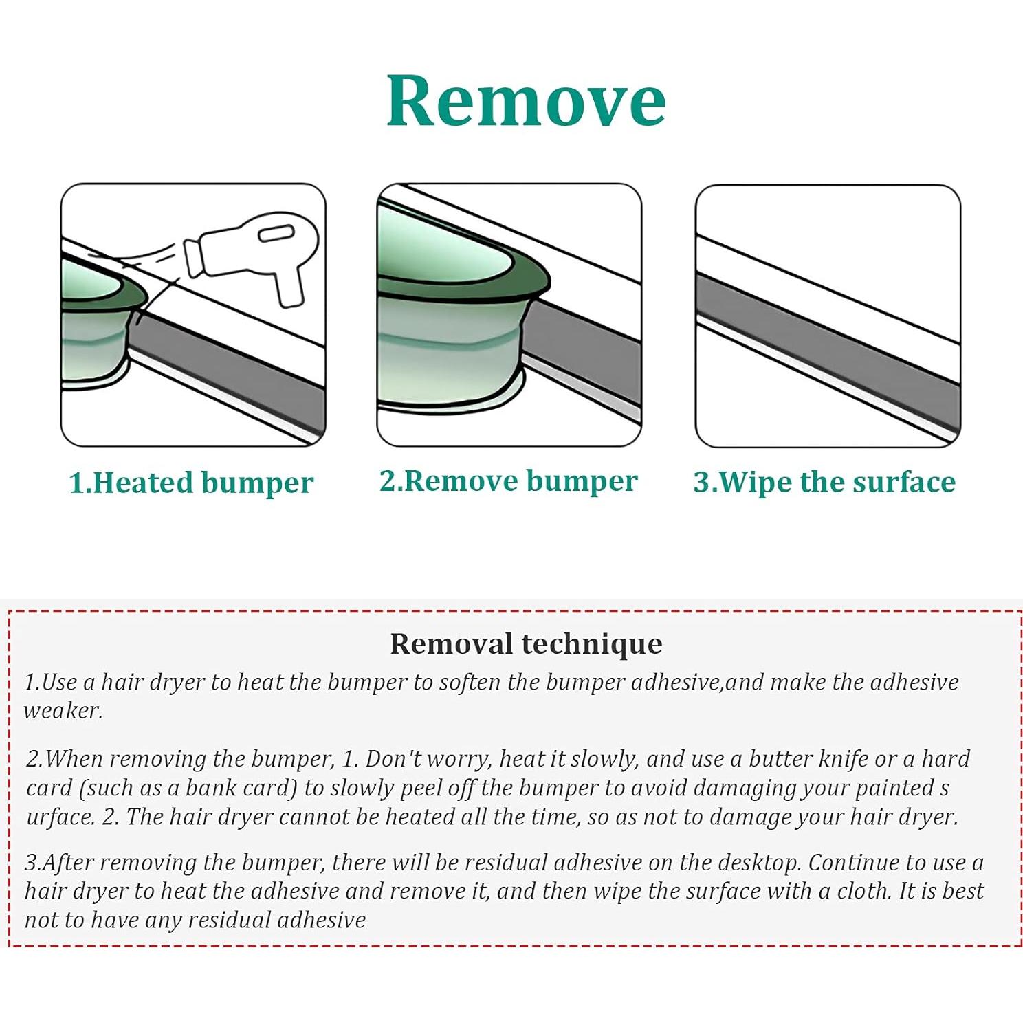 Protectores de Esquinas y Bordes Fozobaiy - Blanco Lechoso