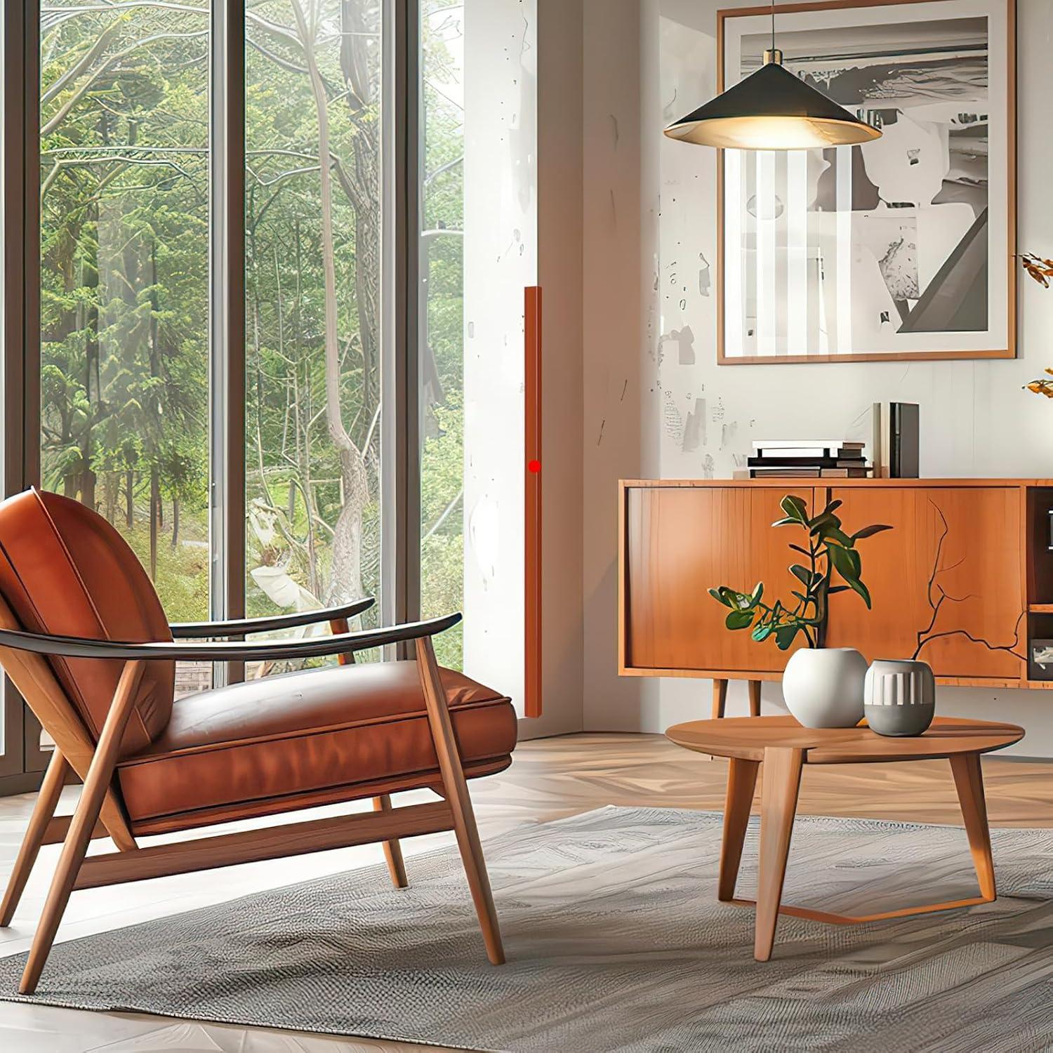 2 Protectores de Esquinas Autoadhesivos MONOID Marrón 80x3 cm